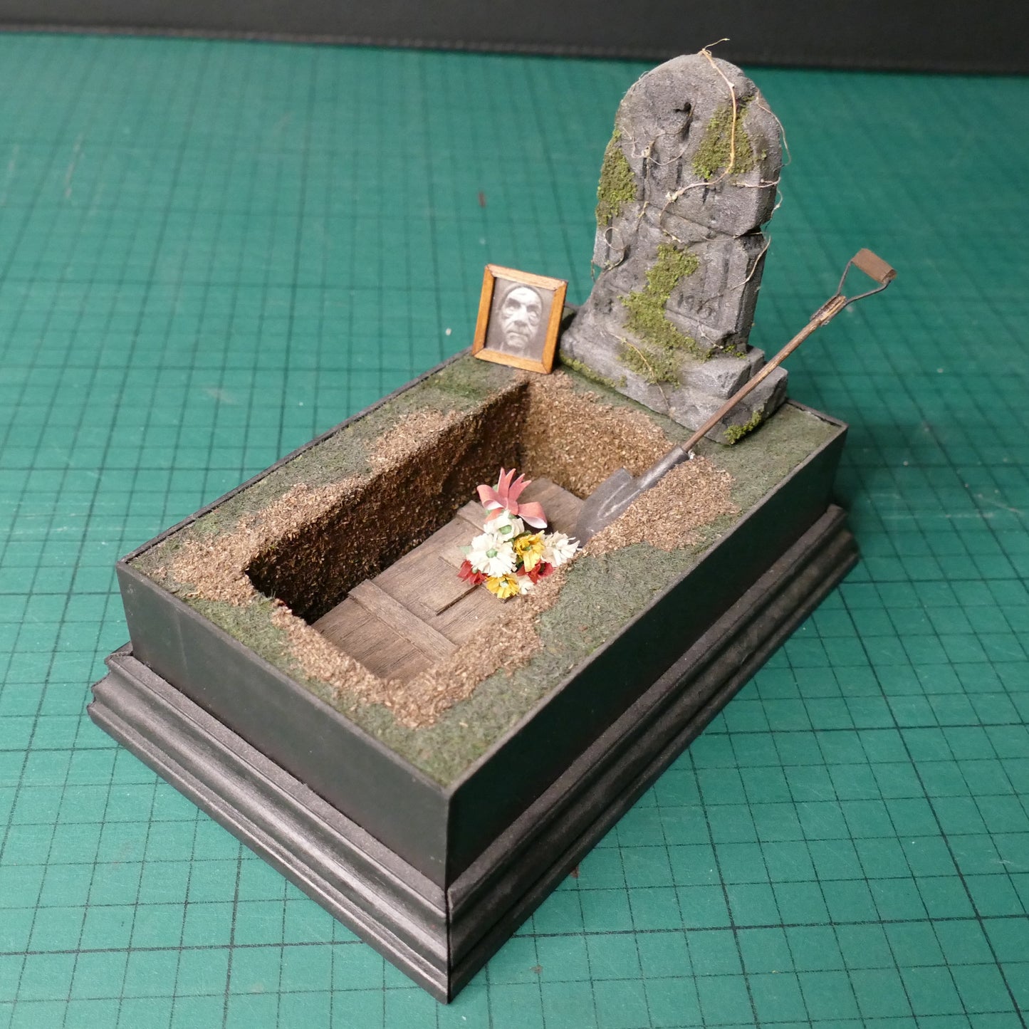Miniature Graveyard Scene