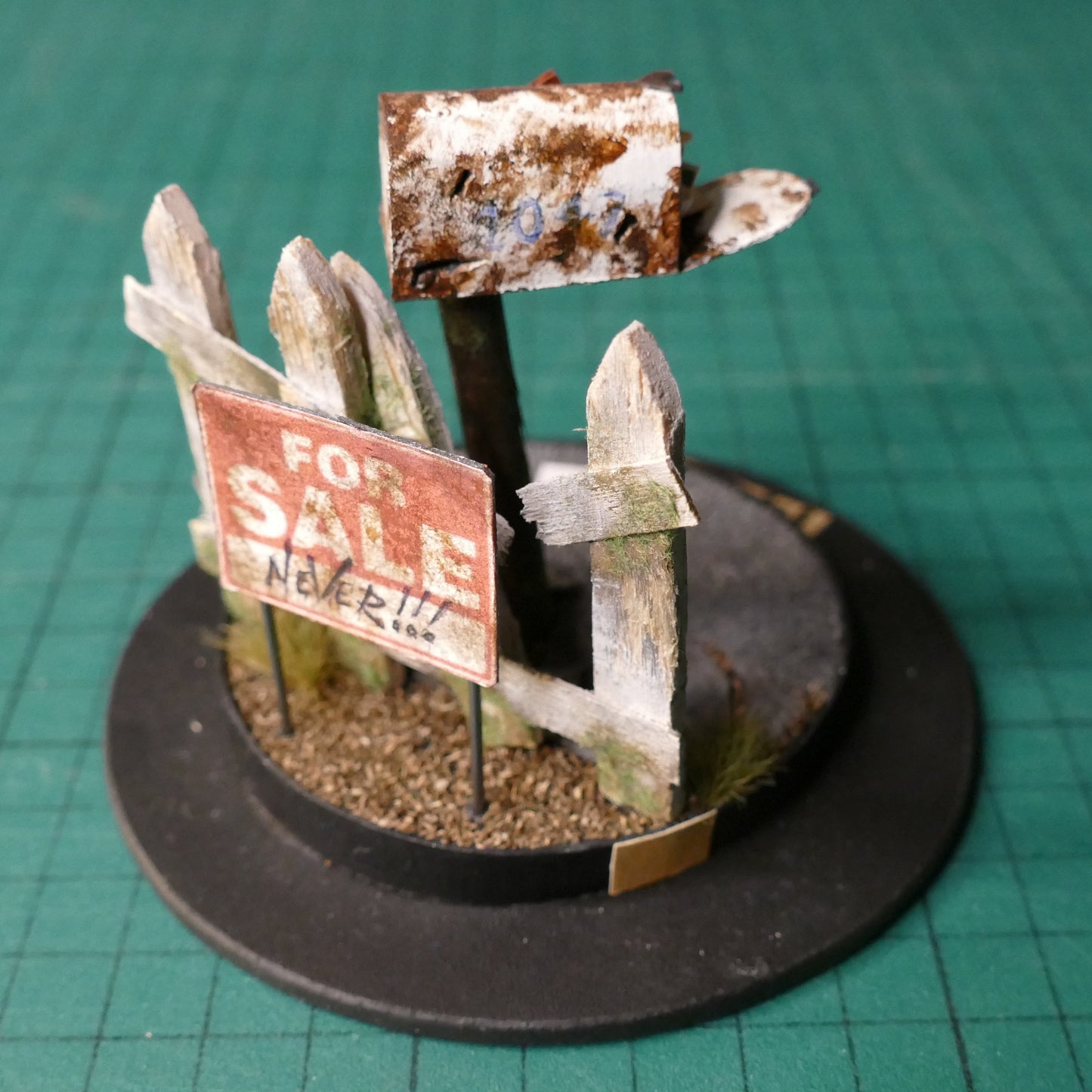 Miniature Abandoned Mailbox