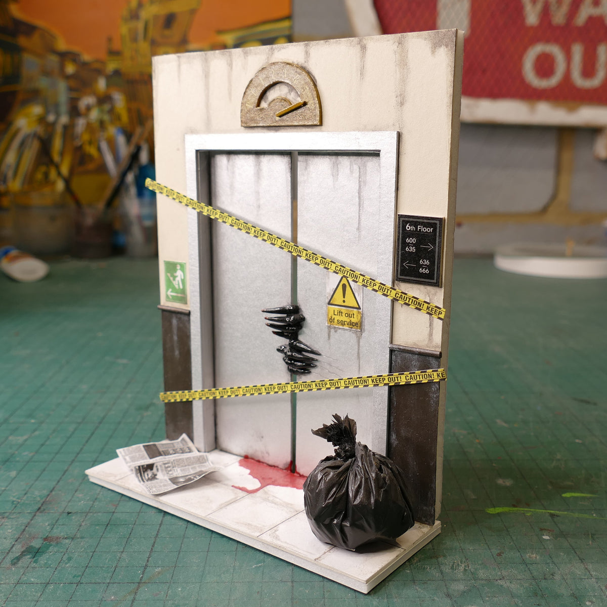 Miniature Haunted Elevator