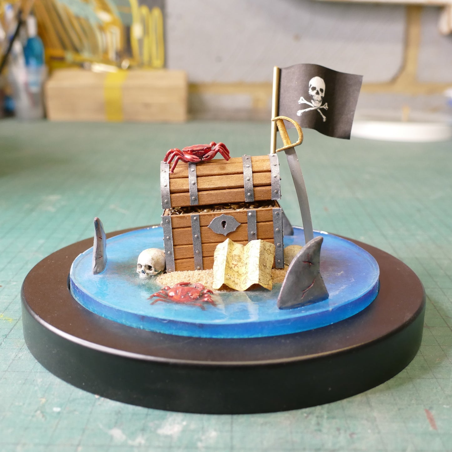 Miniature Pirate's Treasure Chest