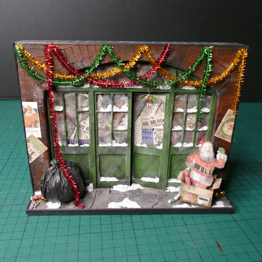 Miniature Abandoned Christmas Model