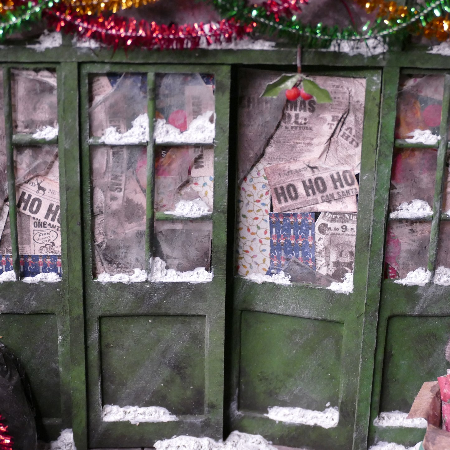 Miniature Abandoned Christmas Model