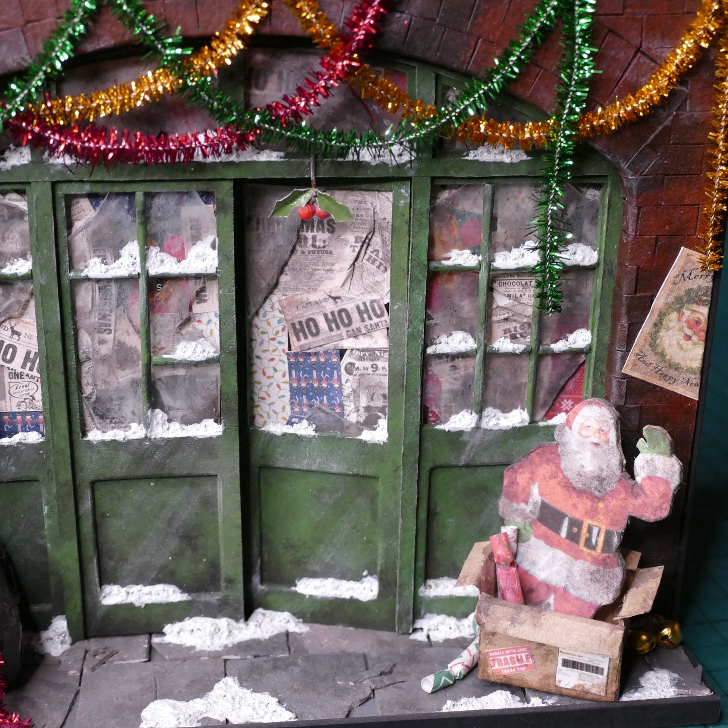 Miniature Abandoned Christmas Model