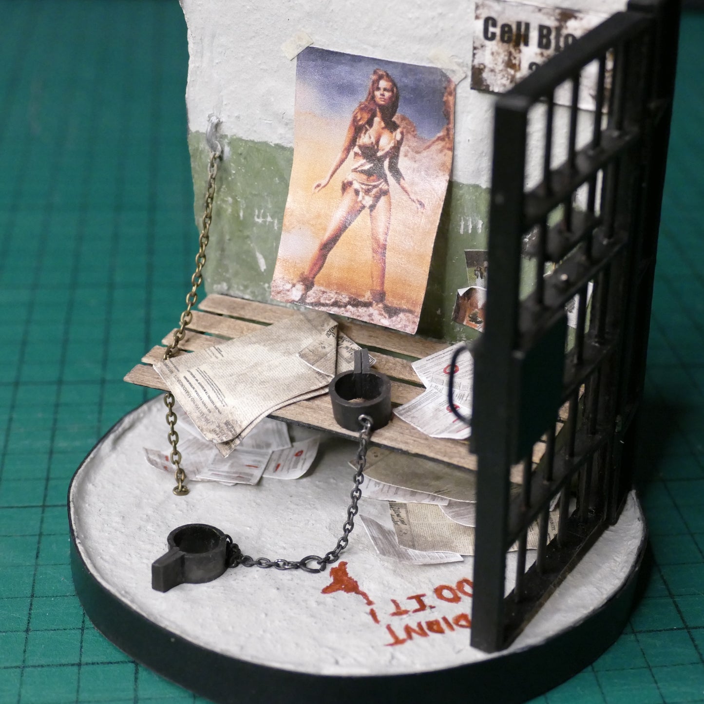 Miniature Prison Cell