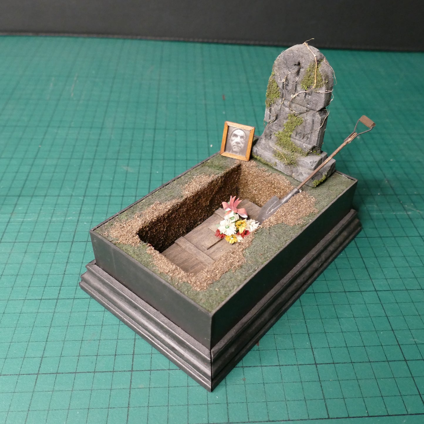 Miniature Graveyard Scene