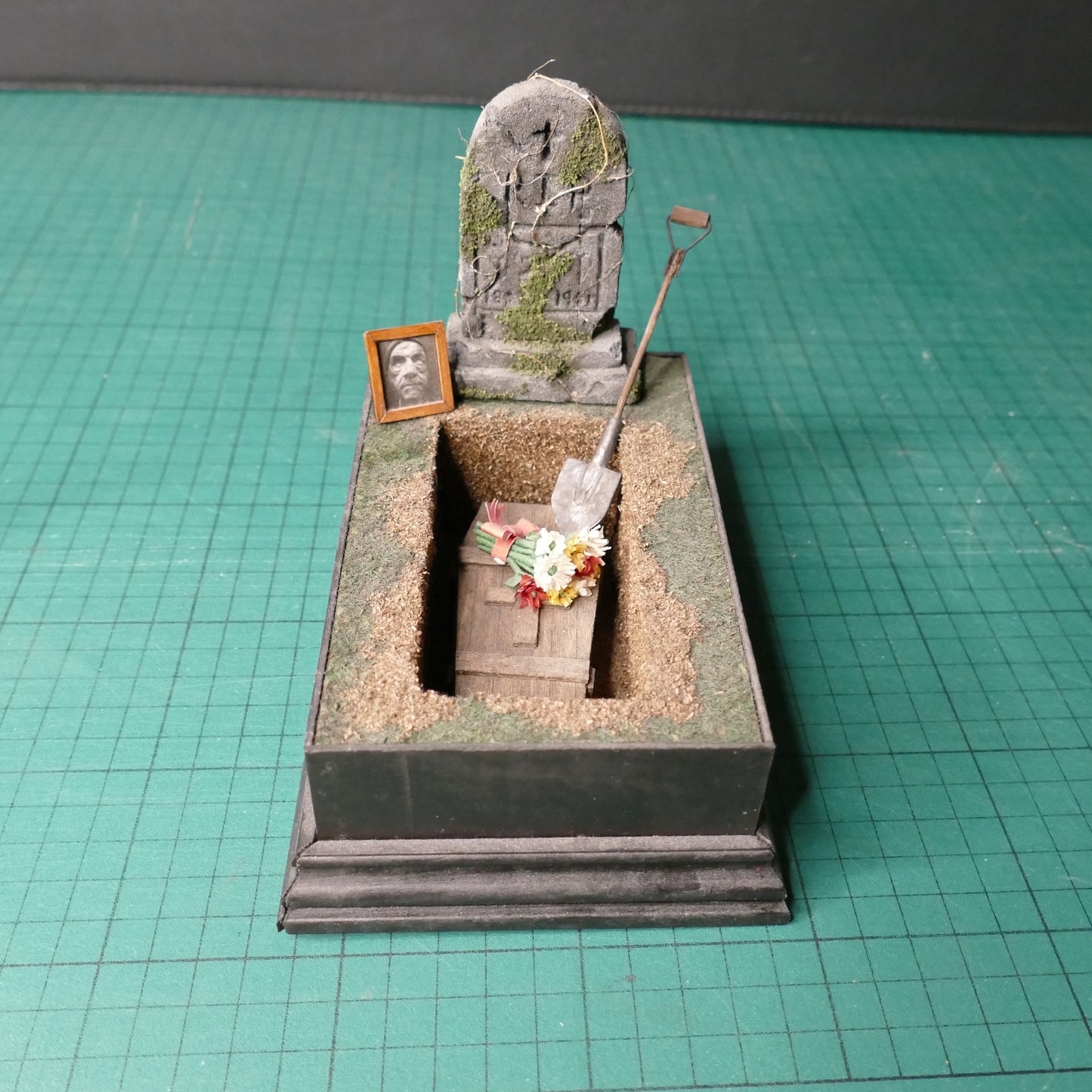 Miniature Graveyard Scene
