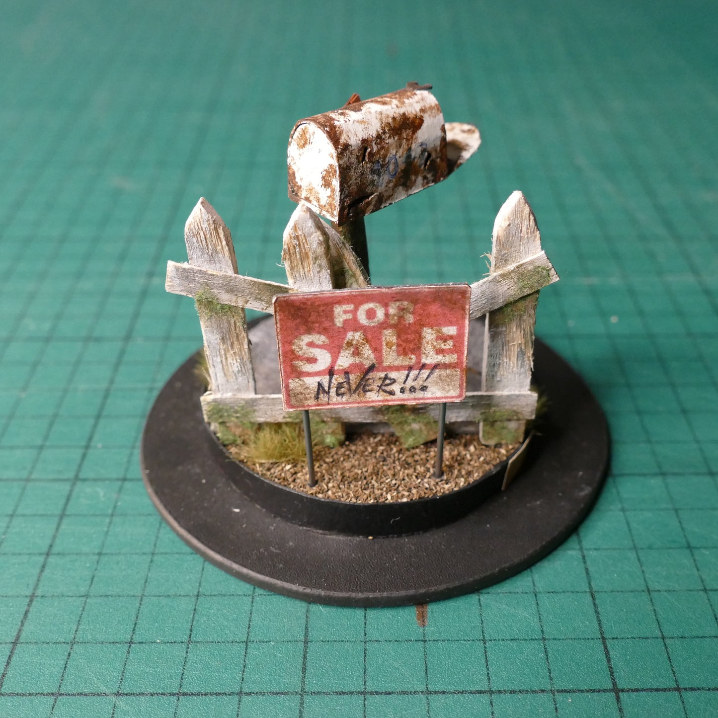 Miniature Abandoned Mailbox