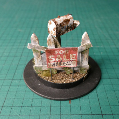 Miniature Abandoned Mailbox