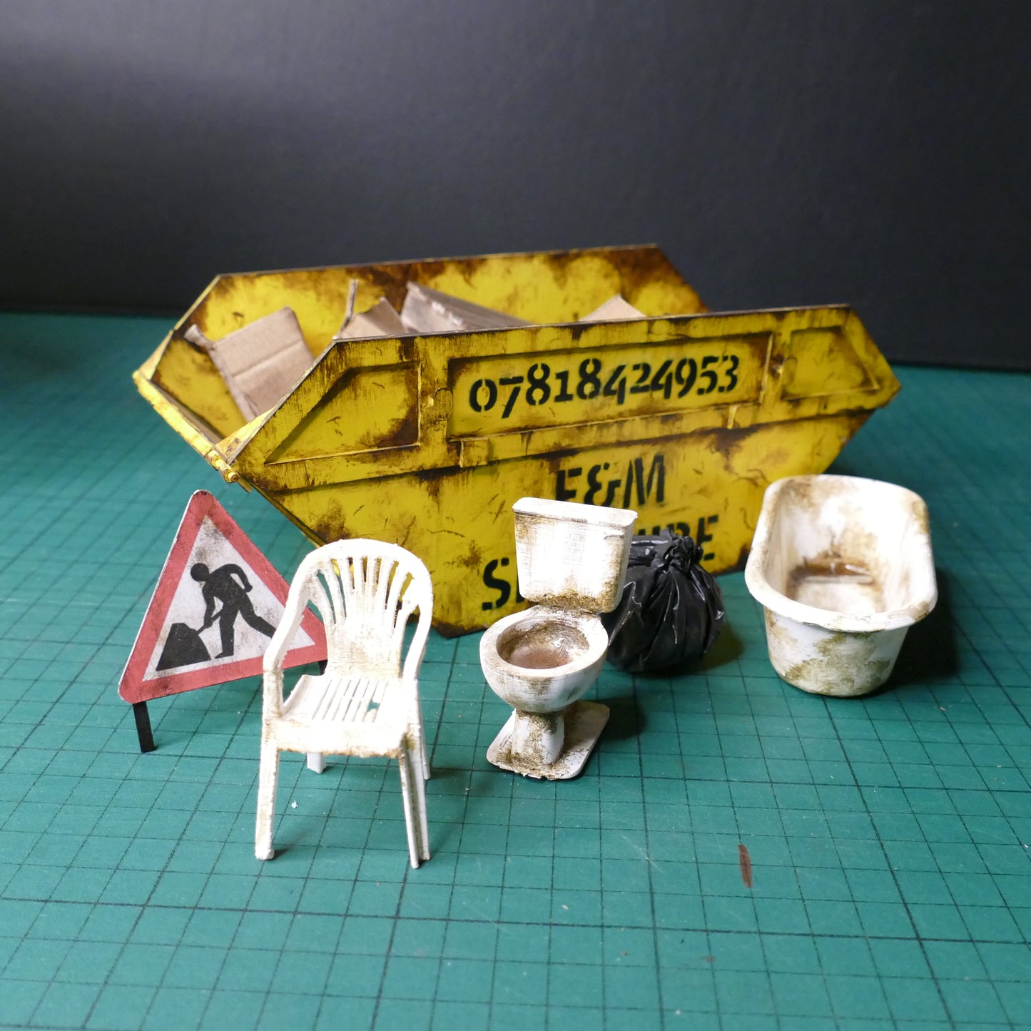 Miniature Abandoned Skip