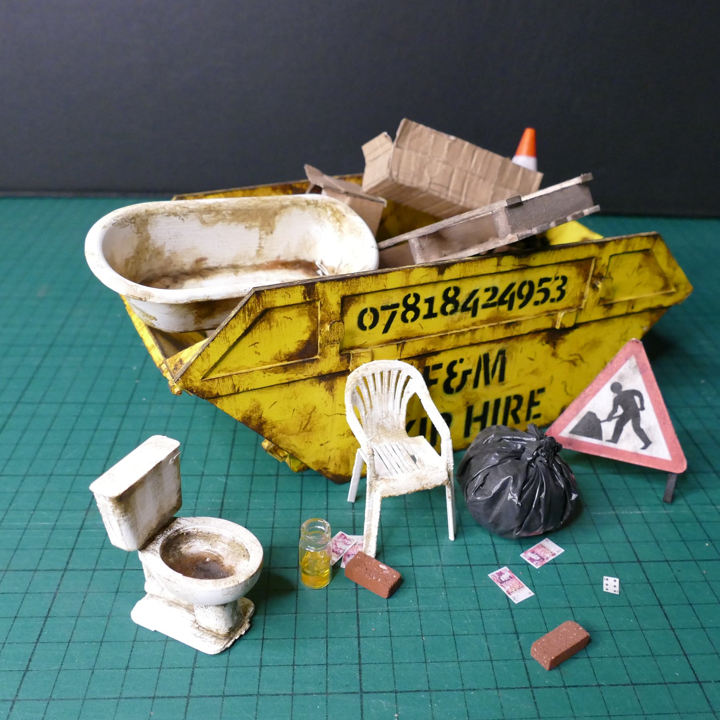 Miniature Abandoned Skip