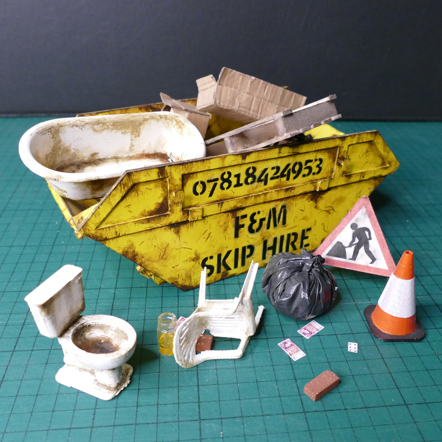 Miniature Abandoned Skip