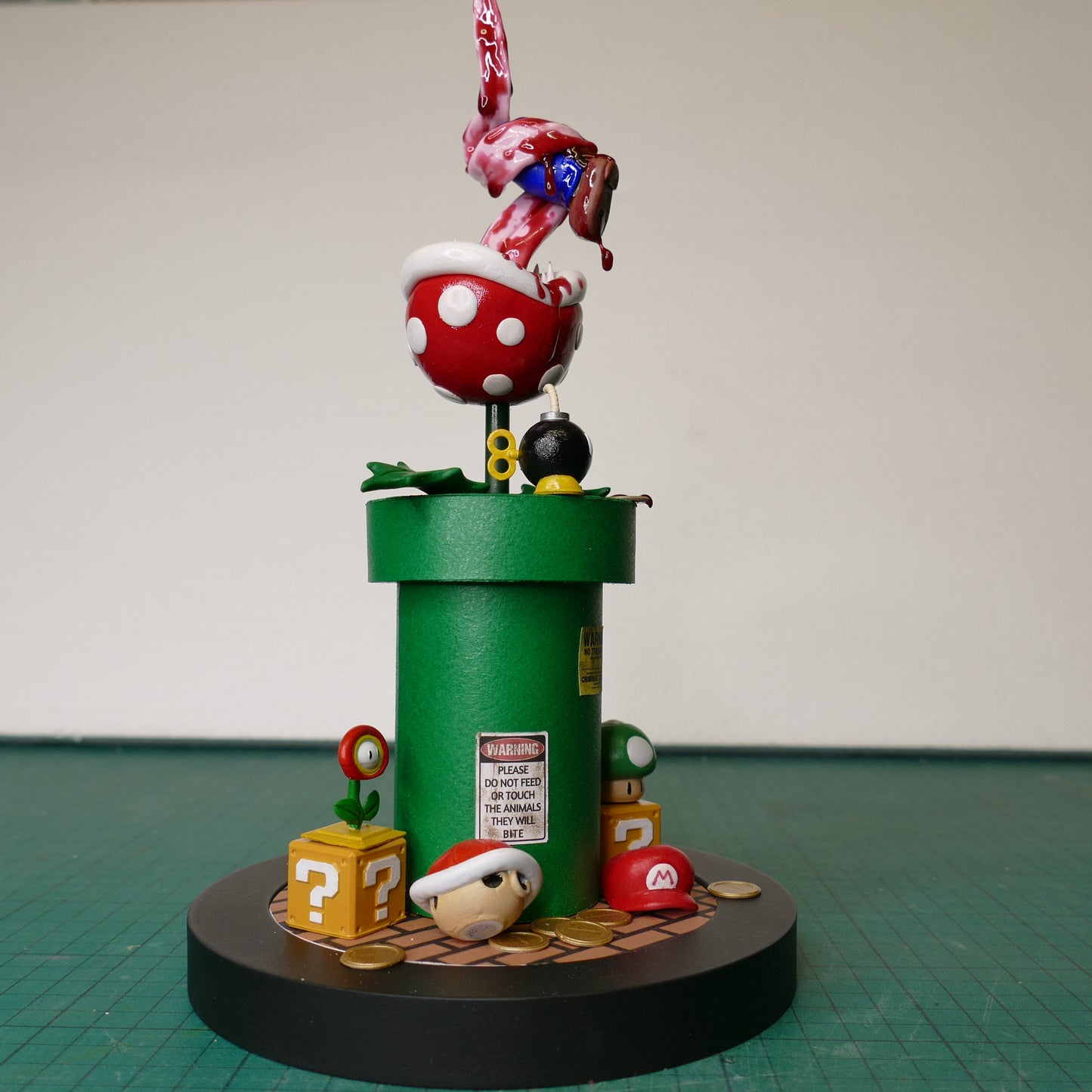 Miniature Realistic Super Mario Scene
