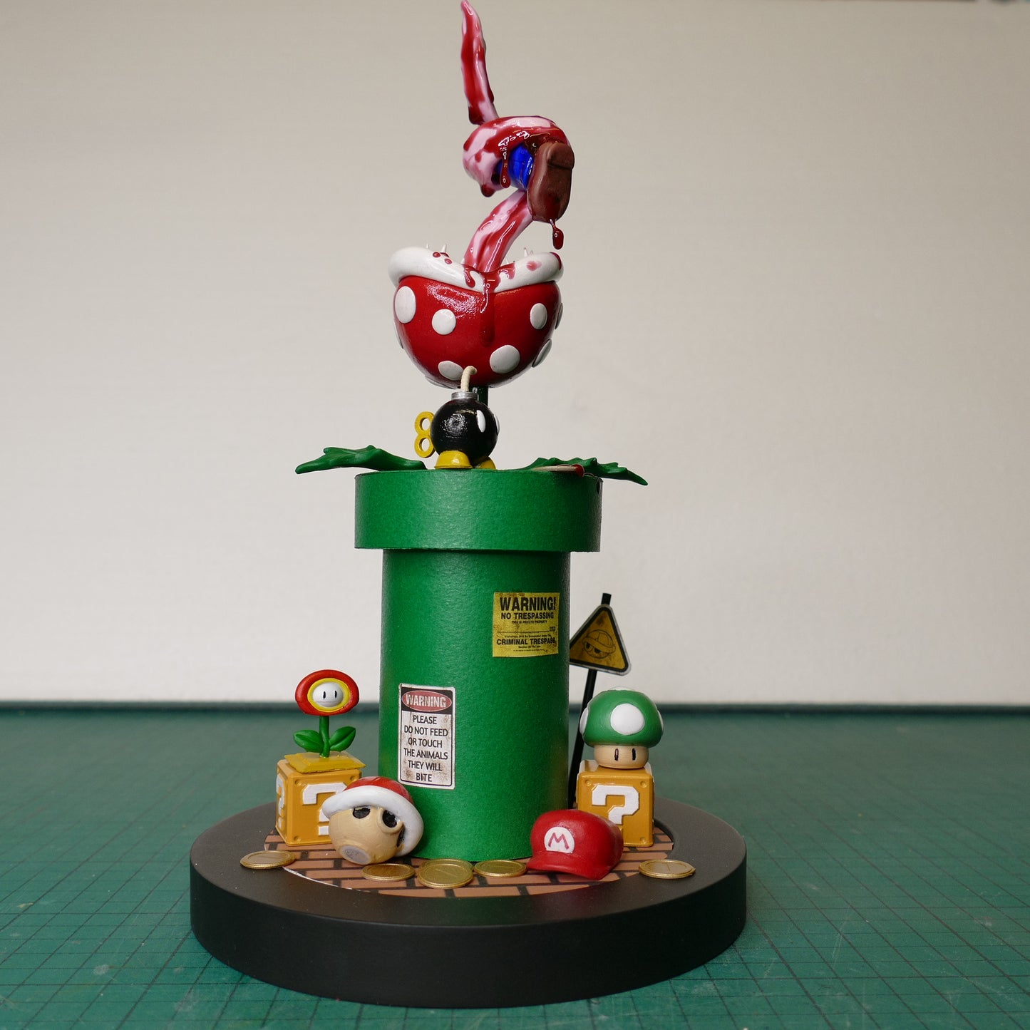 Miniature Realistic Super Mario Scene