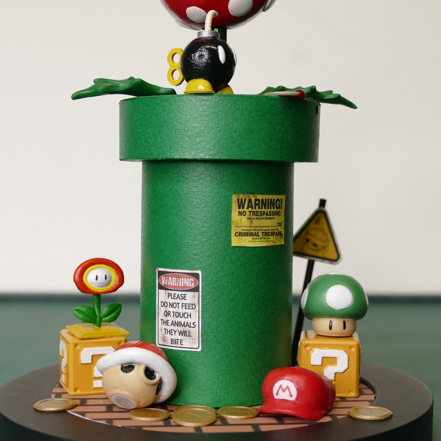 Miniature Realistic Super Mario Scene