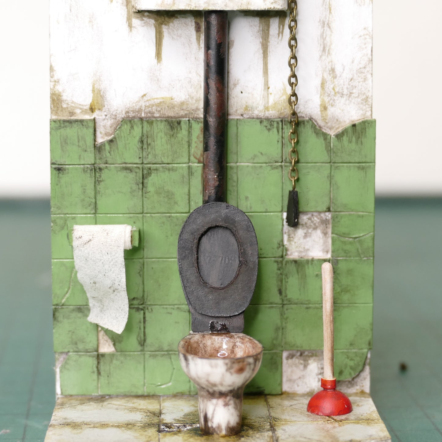 Miniature Abandoned Toilet