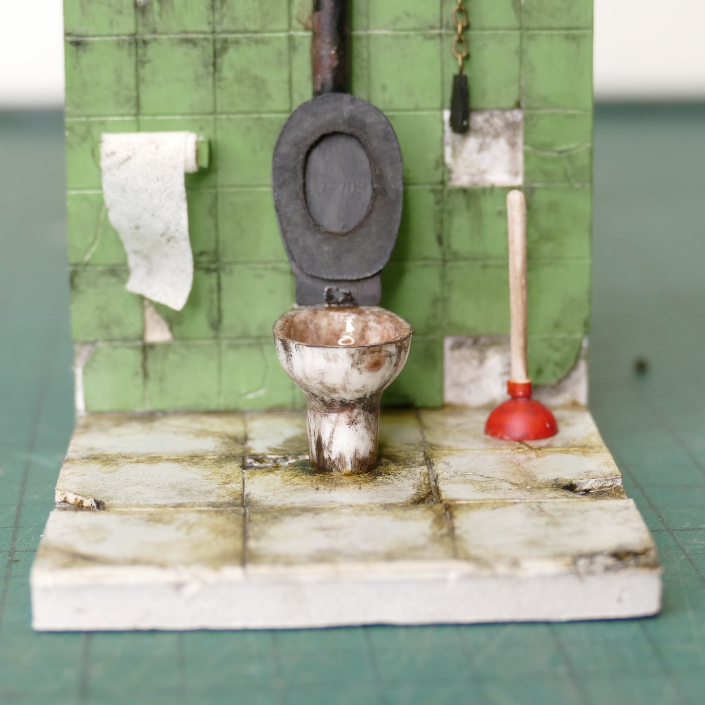 Miniature Abandoned Toilet