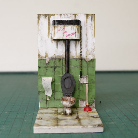 Miniature Abandoned Toilet