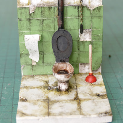 Miniature Abandoned Toilet