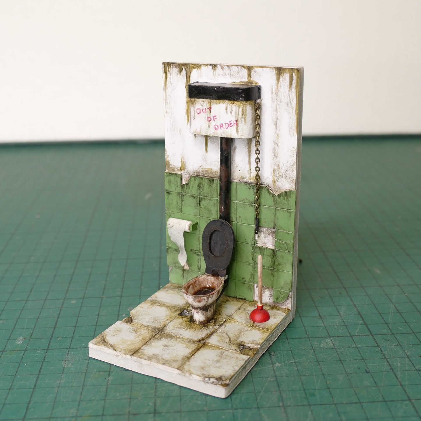 Miniature Abandoned Toilet