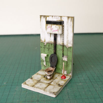 Miniature Abandoned Toilet