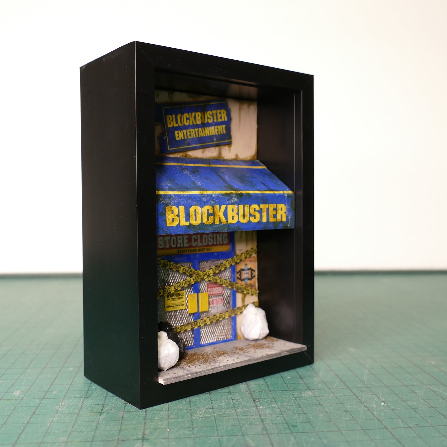 Miniature Abandoned Blockbuster Shopfront