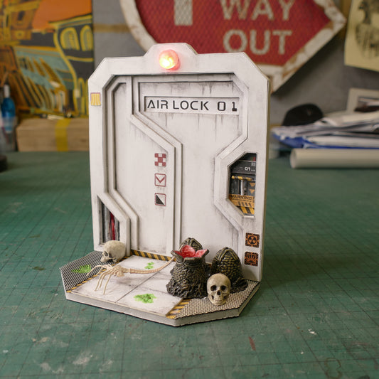 Miniature 'Alien' Airlock Scene