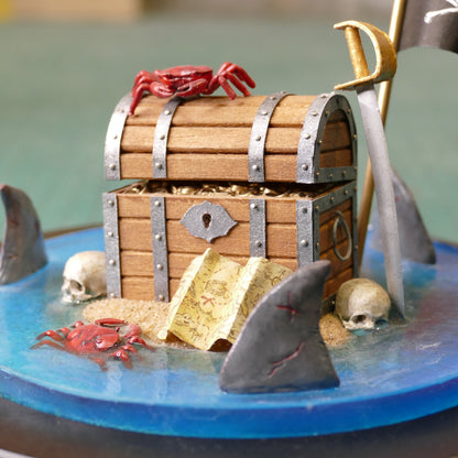 Miniature Pirate's Treasure Chest