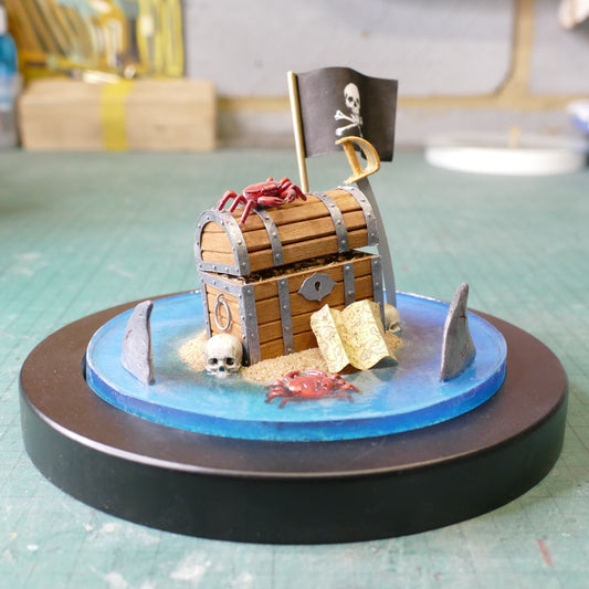Miniature Pirate's Treasure Chest