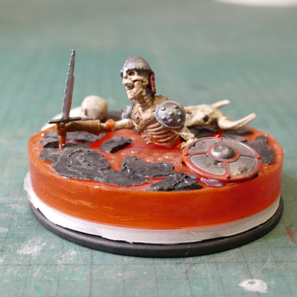 Miniature Lava Scene from Hell