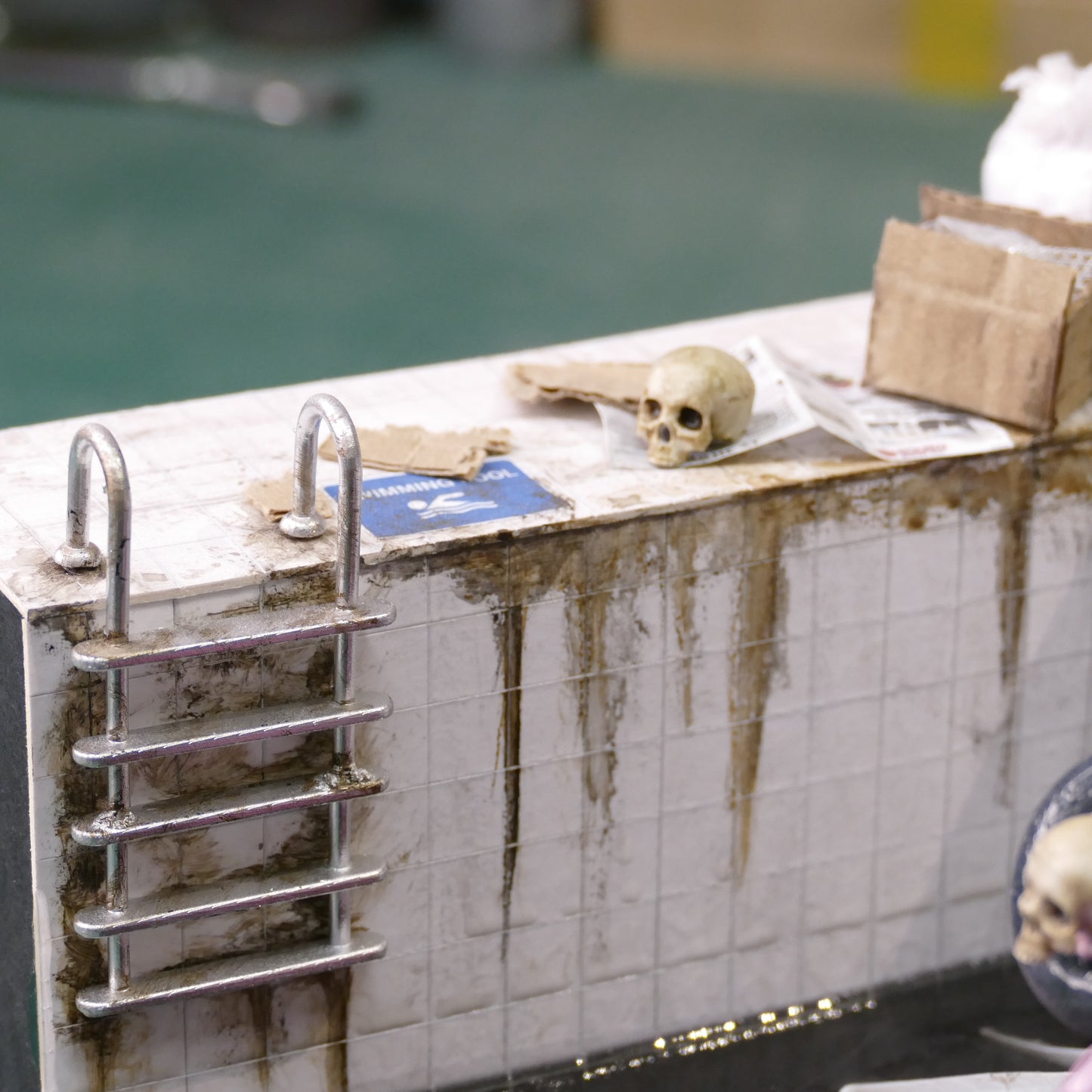 Miniature Abandoned Swimming Pool