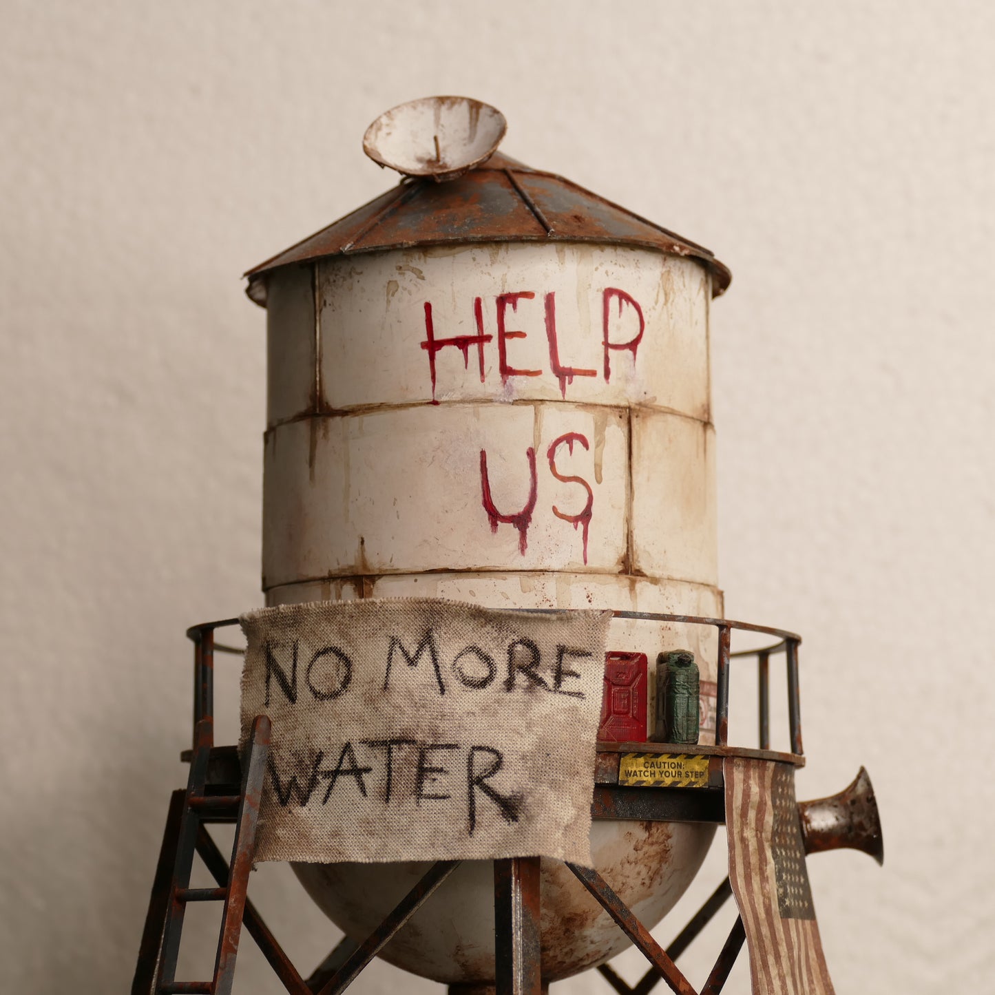 Miniature Abandoned Water Tower