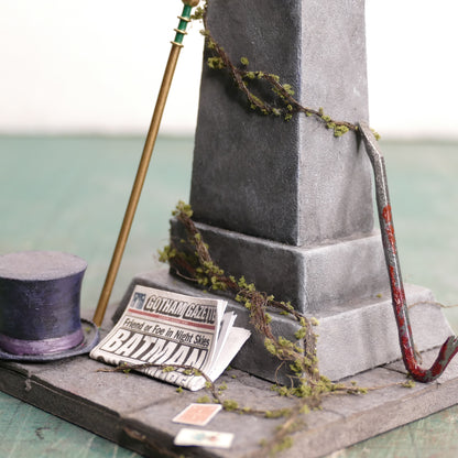 Miniature Batman Tribute Tombstone