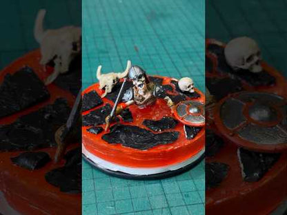 Miniature Lava Scene from Hell