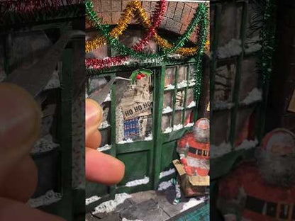 Miniature Abandoned Christmas Model